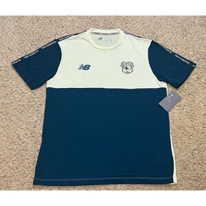 Cardiff City FC New Balance 2025-26 Mint Travel Cotton Tee Shirt Size Large New